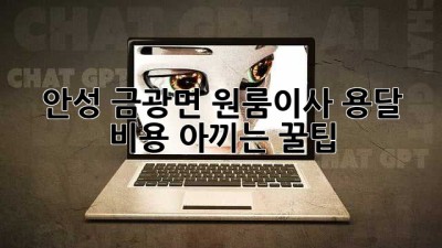 안성 금광면 원룸이사, 용달 비용 아끼는 꿀팁🍯